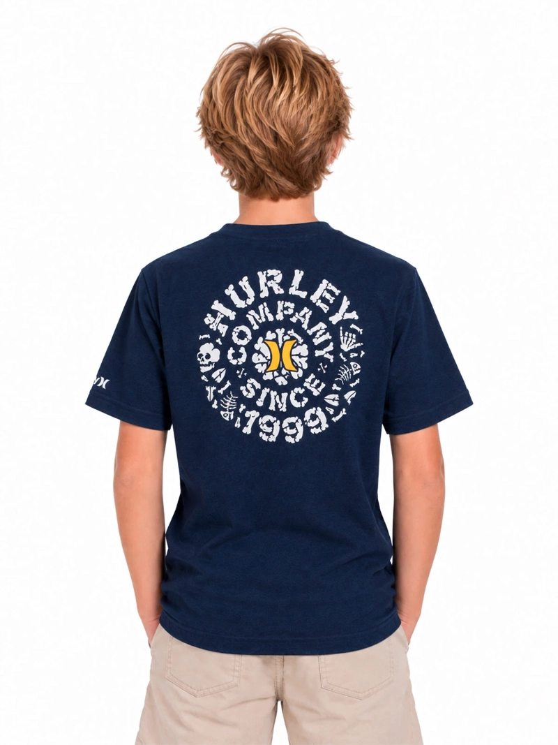 POLERA NIÑO HURLEY MANGA CORTA ESTAMPADO PEQUEÑO - 3