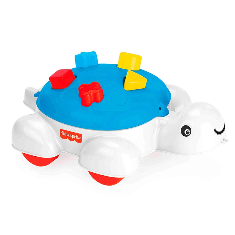 JUGUETE DIDÁCTICO FISHER PRICE TORTUGA 5 FORMAS Y COLORES