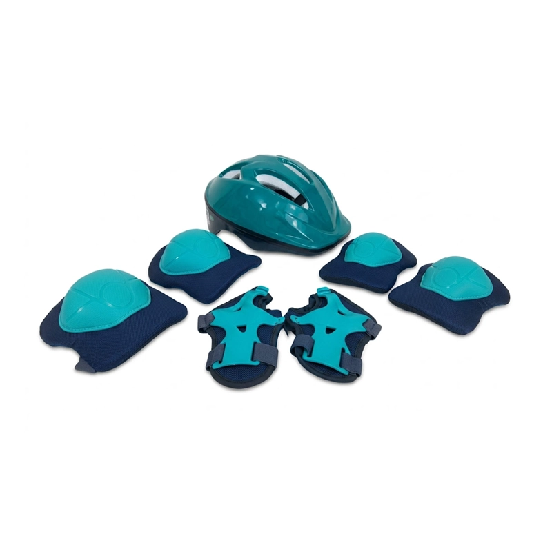 SET PATINES HARVEST CON PROTECCIÓN AZUL TALLA M - 2