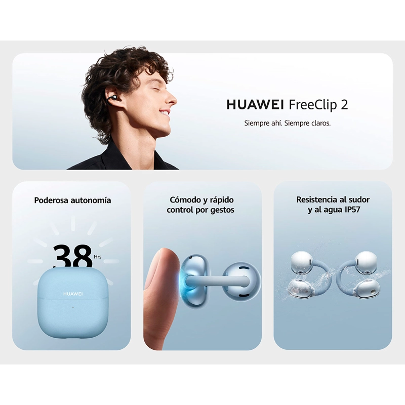 AUDÍFONOS HUAWEI TRUE WIRELESS FREECLIP 2 - 5