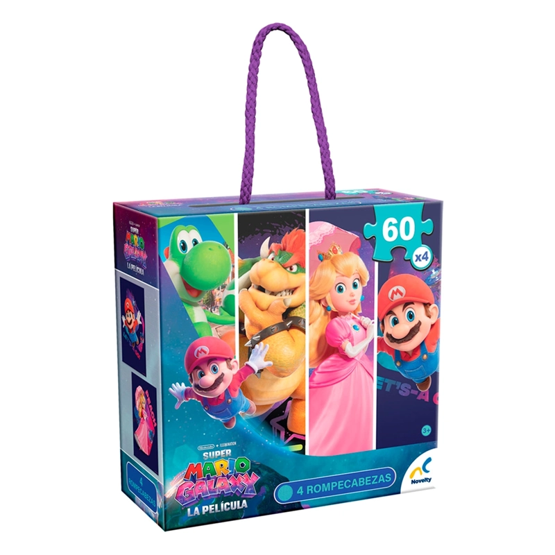 PUZZLE SUPER MARIO BROS 4 EN 1 ROMPECABEZAS - 3
