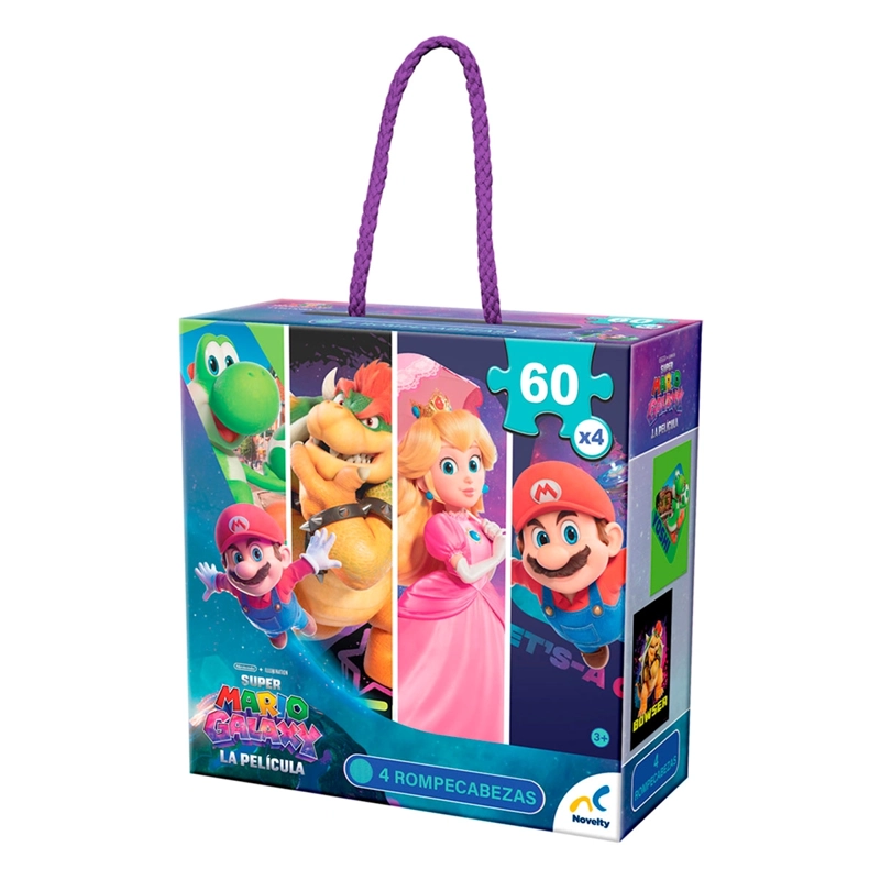 PUZZLE SUPER MARIO BROS 4 EN 1 ROMPECABEZAS - 4