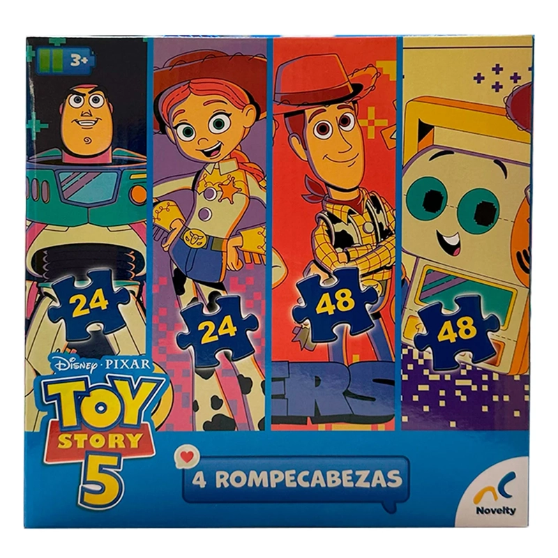 PUZZLE TOY STORY 60 PIEZAS PACK 4 UNIDADES ROMPECABEZAS - 1
