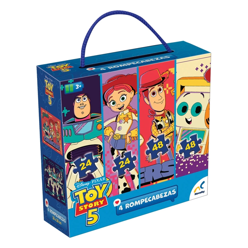 PUZZLE TOY STORY 60 PIEZAS PACK 4 UNIDADES ROMPECABEZAS - 2