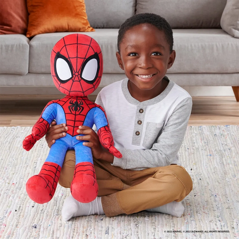PELUCHE SPIDEY AND HIS AMAZING FRIENDS SPIDERMAN 50 CM MARVEL GRANDE SUAVE - 1
