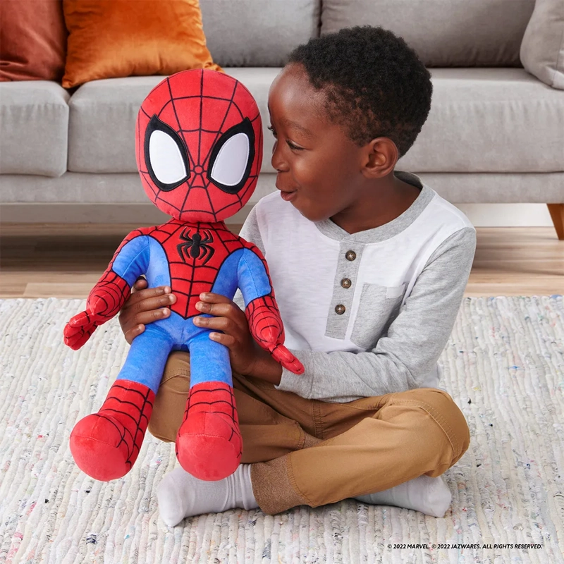 PELUCHE SPIDEY AND HIS AMAZING FRIENDS SPIDERMAN 50 CM MARVEL GRANDE SUAVE - 6