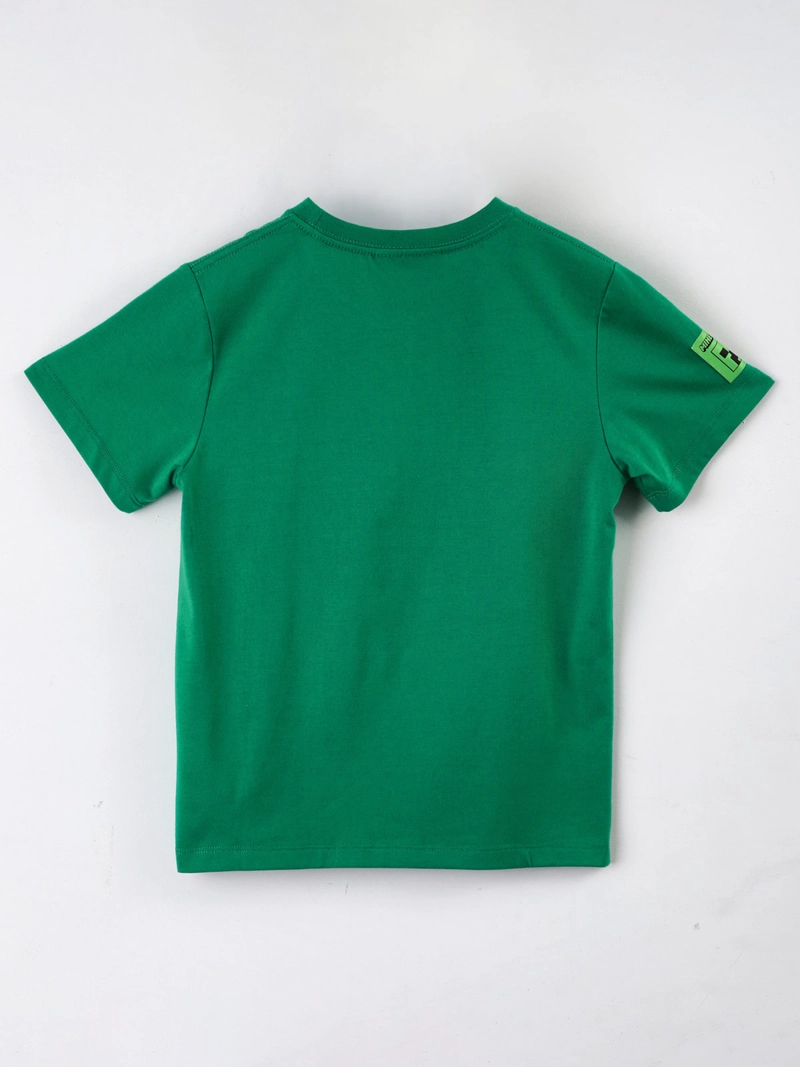POLERA NIÑO MINECRAFT MANGA CORTA - 2