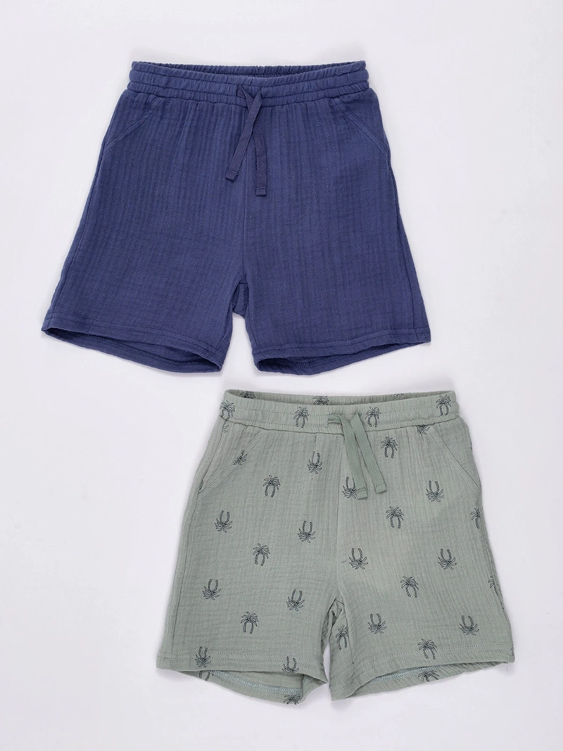PACK X2 SHORT NIÑO BABY HARVEST ALGODÓN