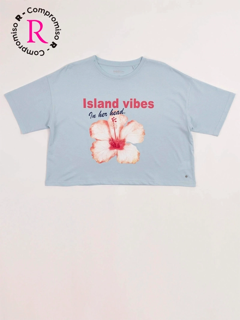 POLERA NIÑA INDEX TEEN ALGODÓN MANGA CORTA LENTEJUELAS - 3