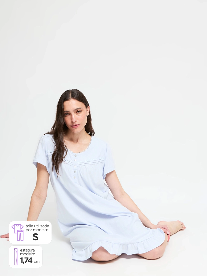 CAMISA MUJER AZIZ ALGODÓN