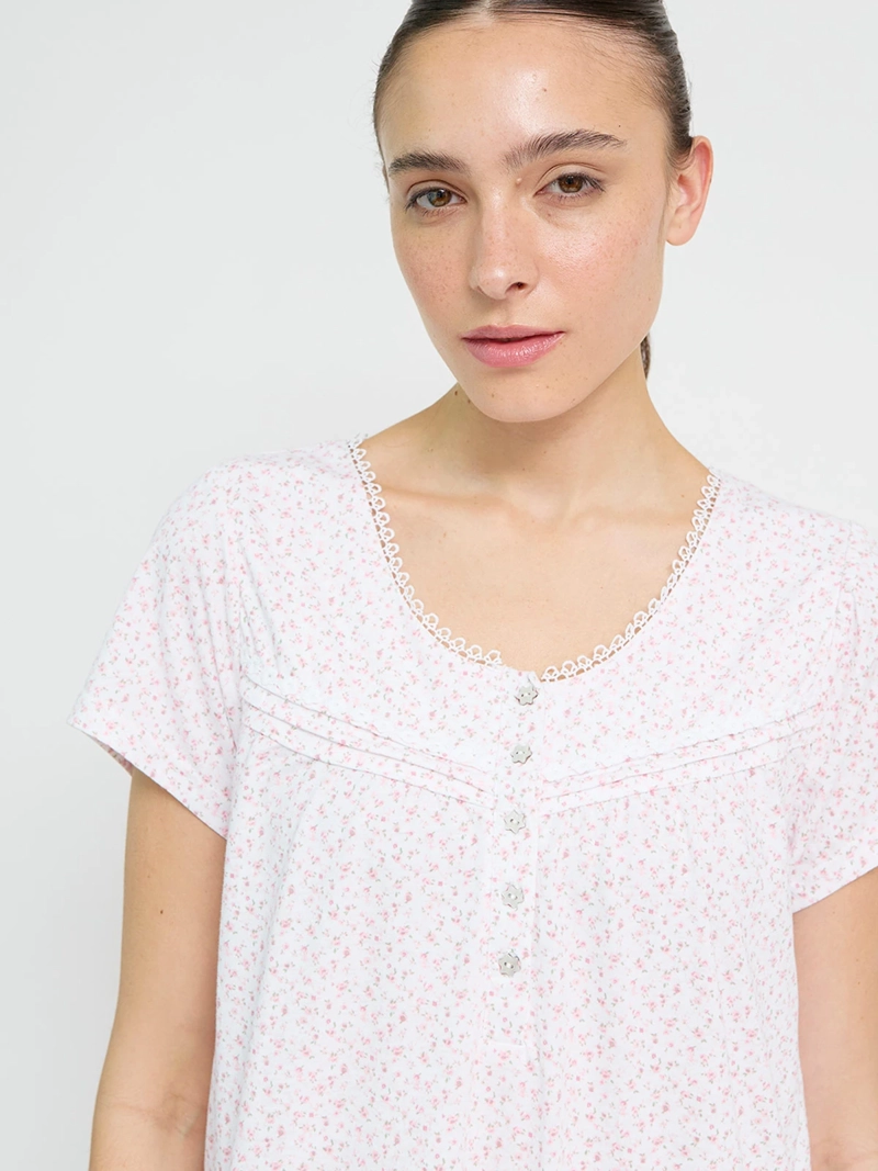 CAMISA MUJER AZIZ ALGODÓN PRINT - 4