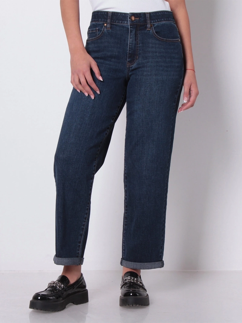 JEANS MUJER WADOS ALGODÓN RECTO TIRO ALTO - 2