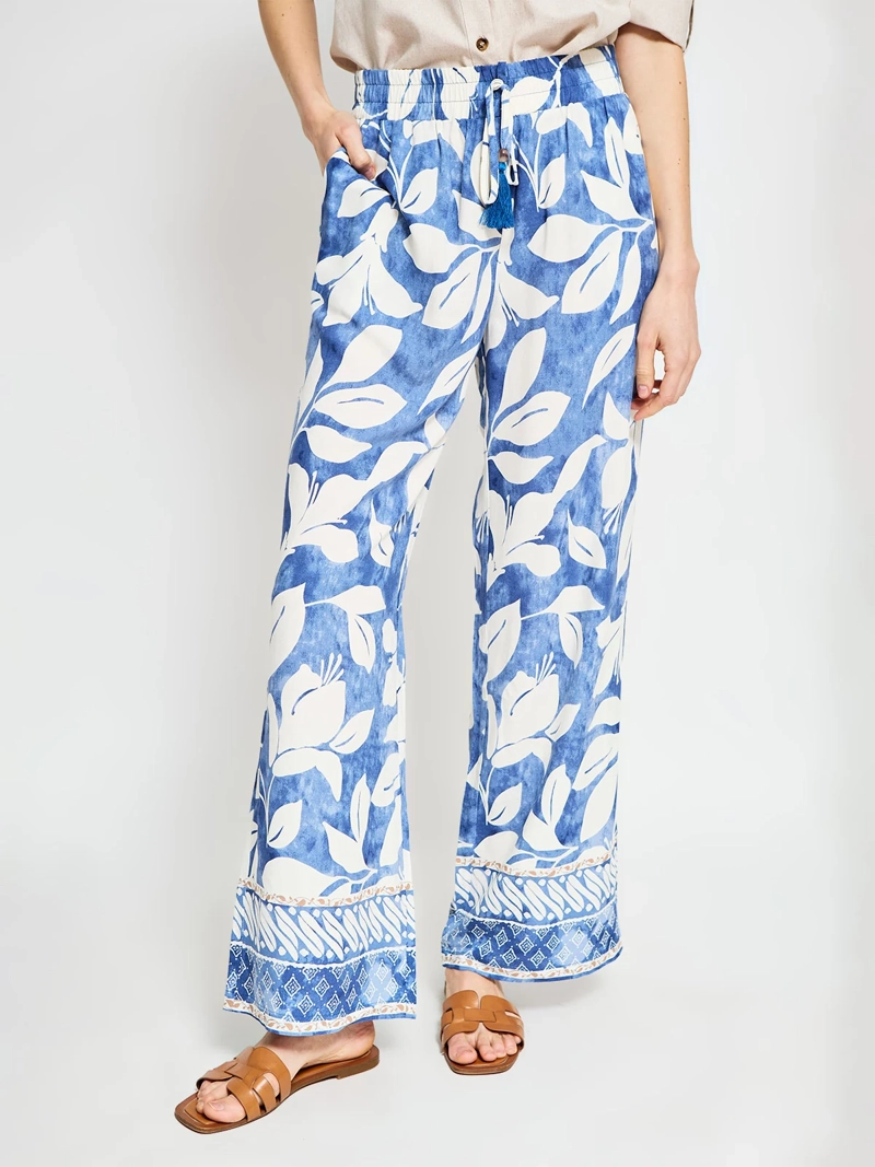 PANTALÓN MUJER AZIZ FLUIDO ESTAMPADO - 2