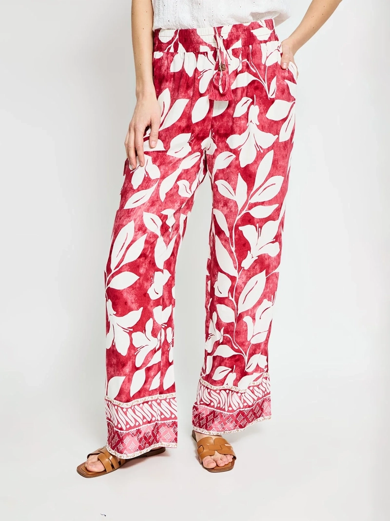PANTALÓN MUJER AZIZ FLUIDO ESTAMPADO - 2