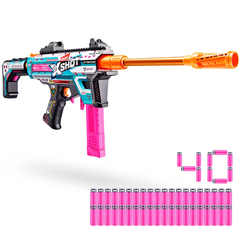 LANZA DARDOS X-SHOT MOTORIZADO PISTON PUMP ZURU - 1