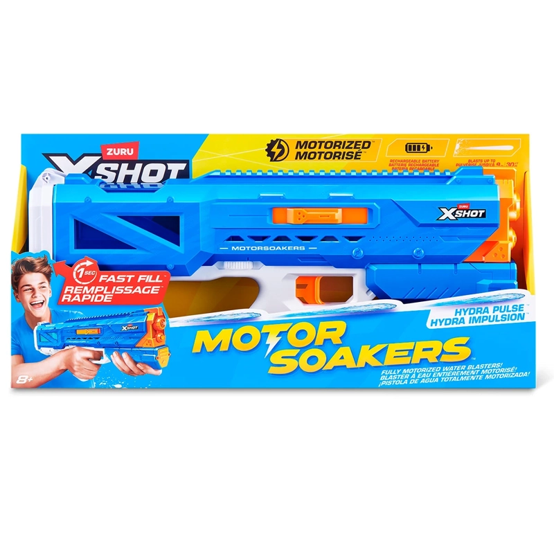 LANZA AGUA X-SHOT MOTORIZADO AGUA HIDRA PULSE ZURU - 13