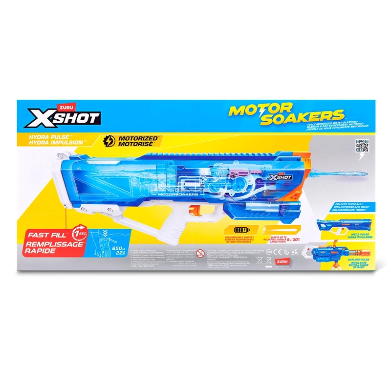 LANZA AGUA X-SHOT MOTORIZADO AGUA HIDRA PULSE ZURU - 10