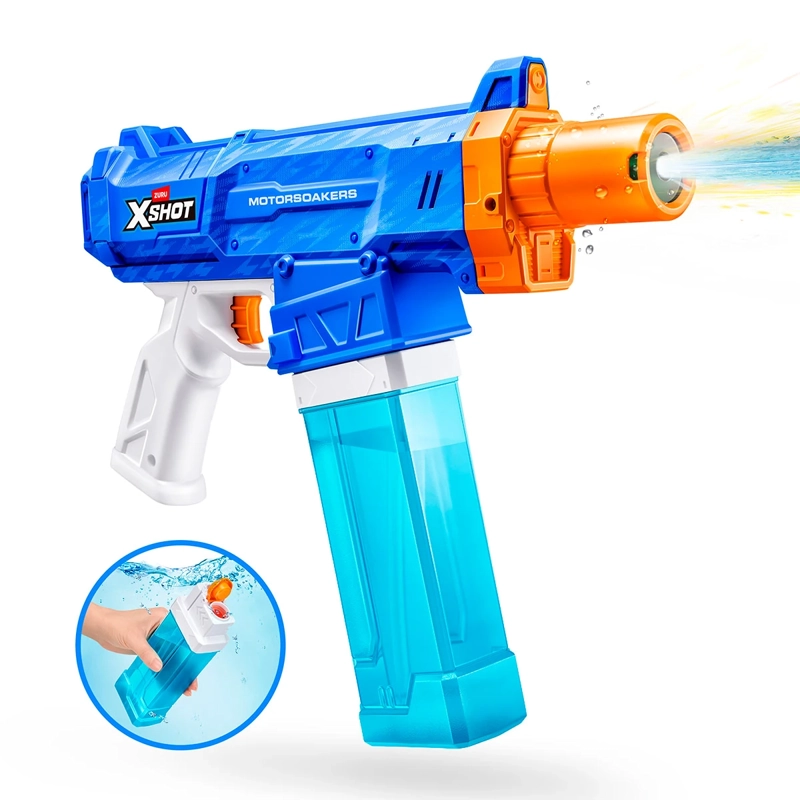 LANZA AGUA X-SHOT AGUA MOTORIZADO TURBO STREAM ZURU - 1