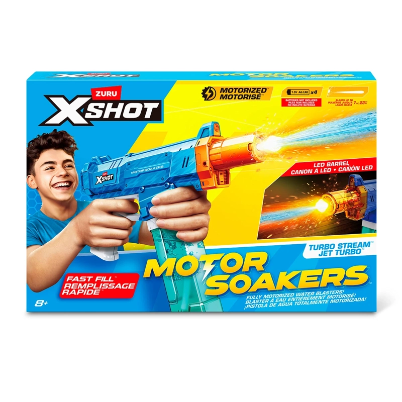 LANZA AGUA X-SHOT AGUA MOTORIZADO TURBO STREAM ZURU - 2