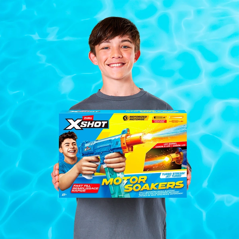 LANZA AGUA X-SHOT AGUA MOTORIZADO TURBO STREAM ZURU - 6