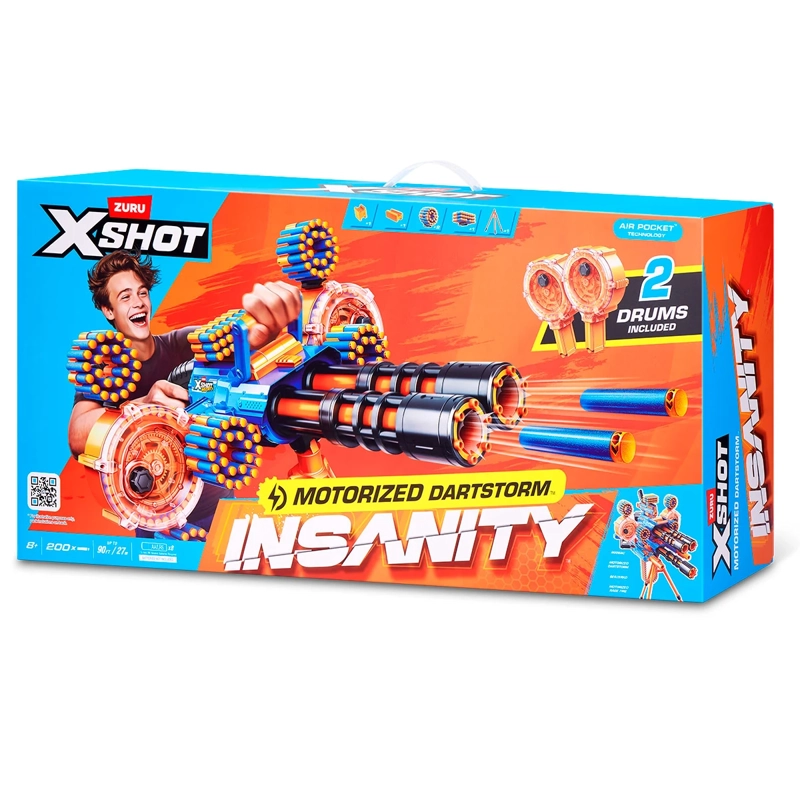 LANZA DARDOS X-SHOT MOTORIZADO DARTSTORM ZURU - 3