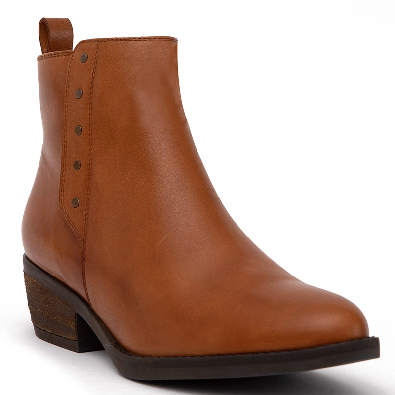 BOTINES MUJER GACEL CAFÉ GINITA CUERO - 3