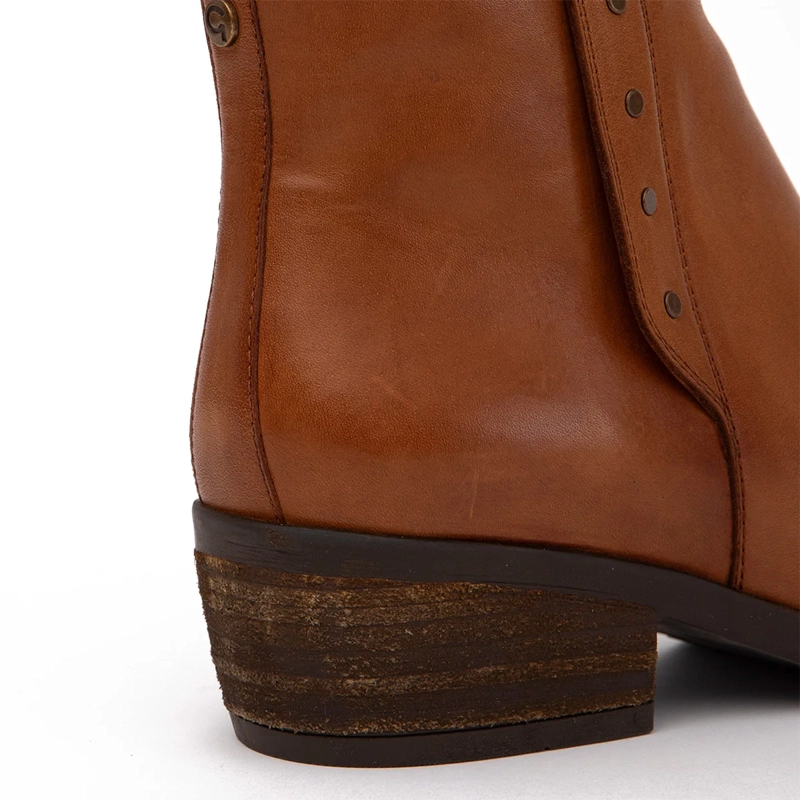 BOTINES MUJER GACEL CAFÉ GINITA CUERO - 5