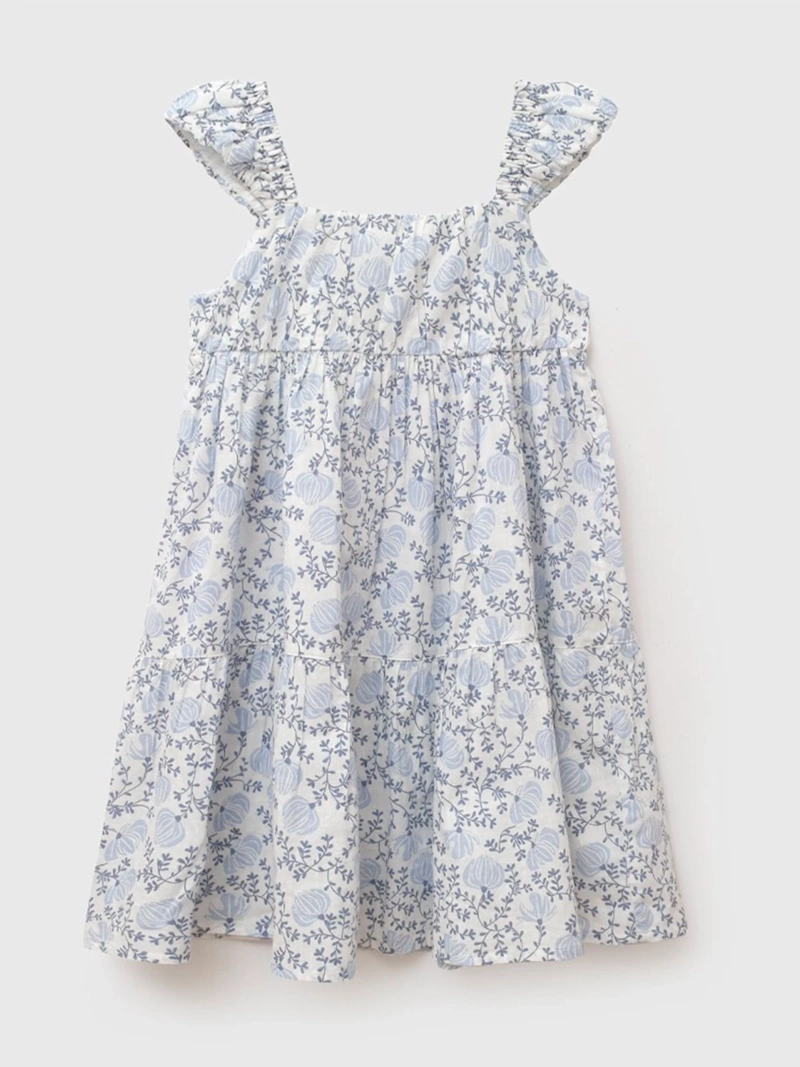 VESTIDO NIÑA COLLOKY ALGODÓN FLORES