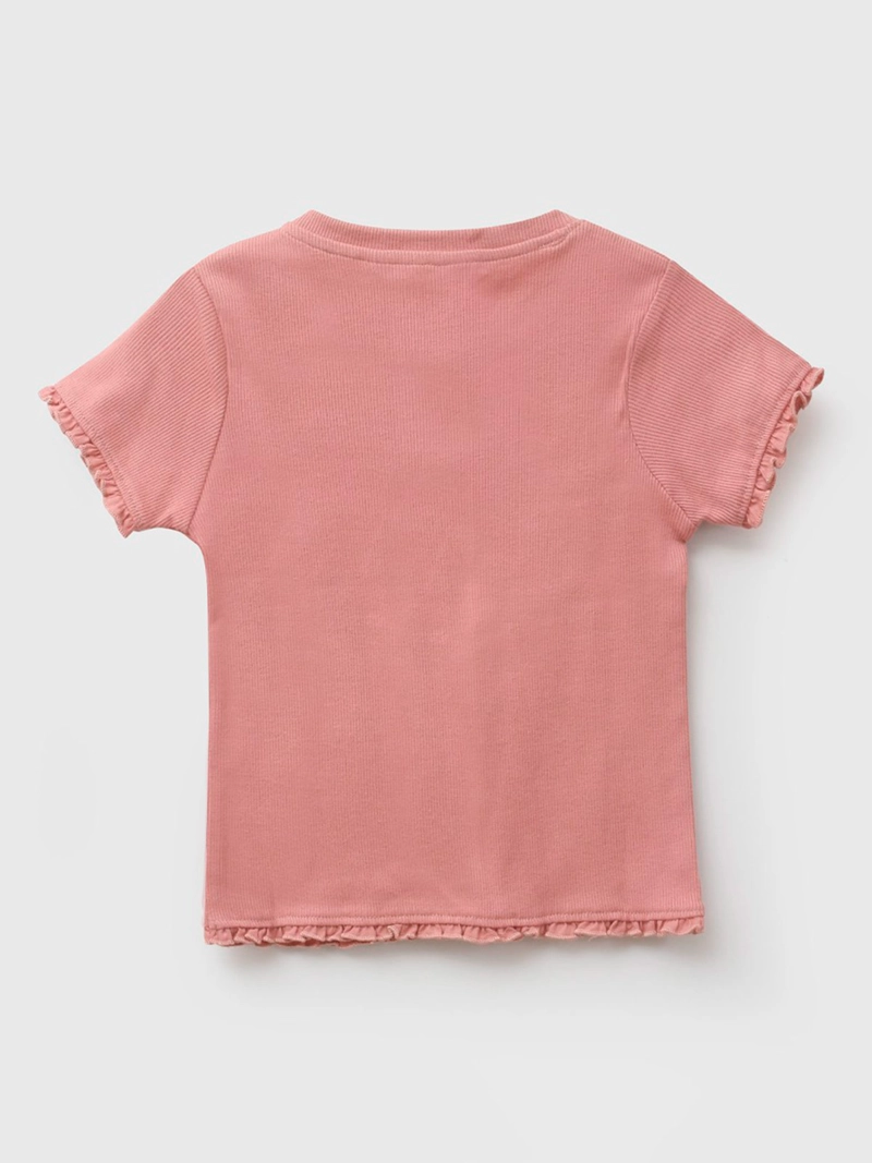 POLERA NIÑA COLLOKY MANGA CORTA HEART ALGODÓN - 2