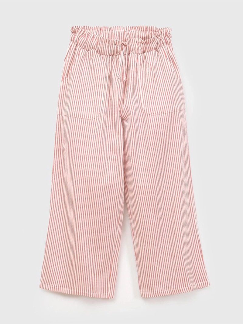 PANTALÓN NIÑA COLLOKY RAYAS ALGODÓN