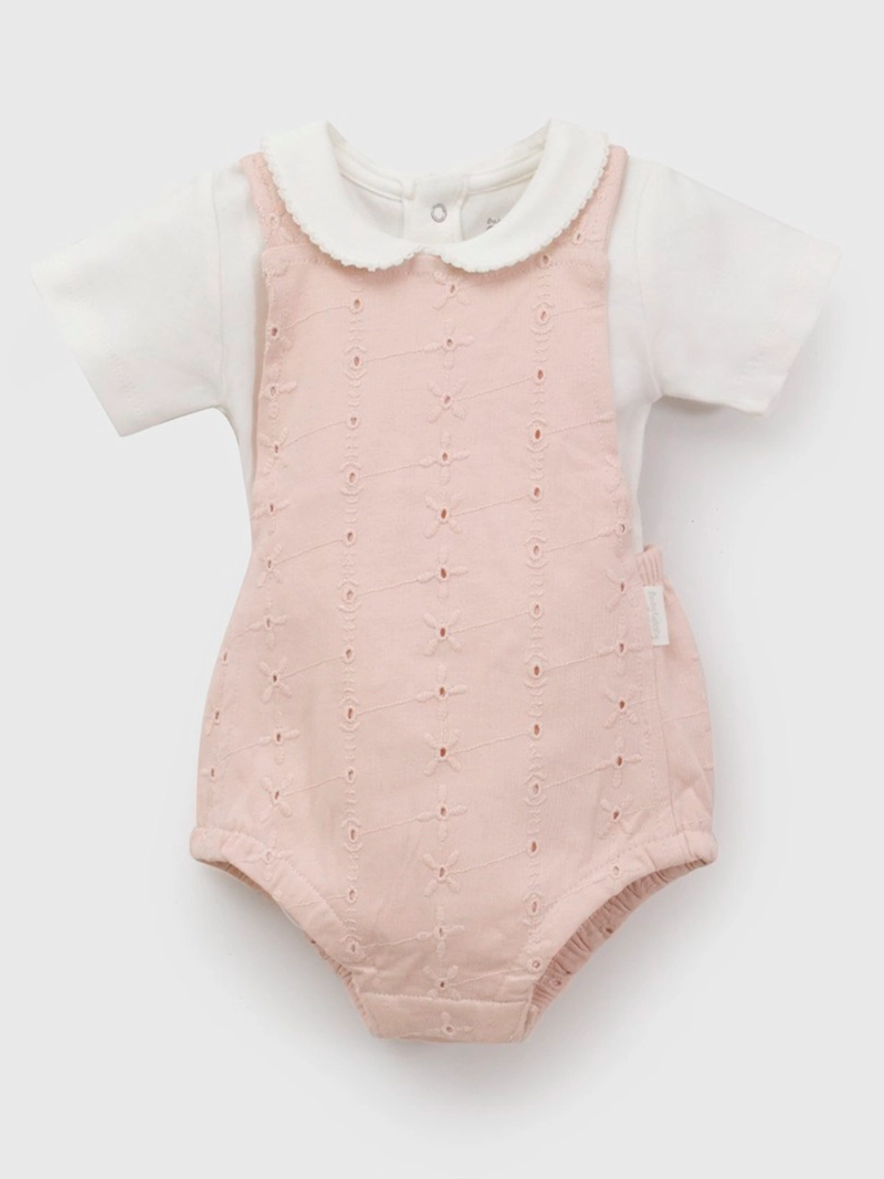 CONJUNTO BEBÉ NIÑA COLLOKY ALGODÓN RANITA - 1
