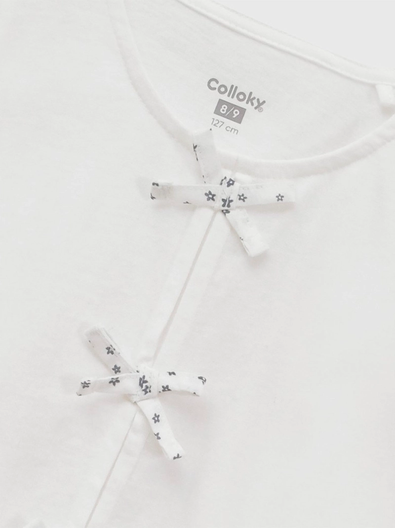 BLUSA NIÑA COLLOKY ALGODÓN LAZOS - 3