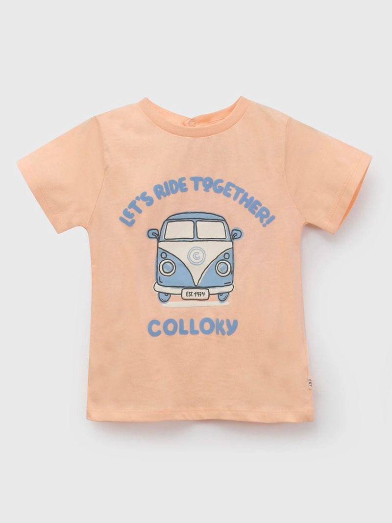 POLERA NIÑO COLLOKY MANGA CORTA ALGODÓN