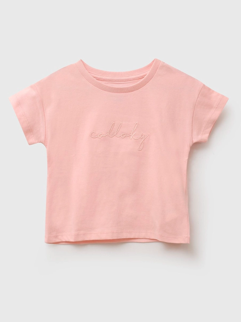 POLERA NIÑA COLLOKY MANGA CORTA ALGODÓN