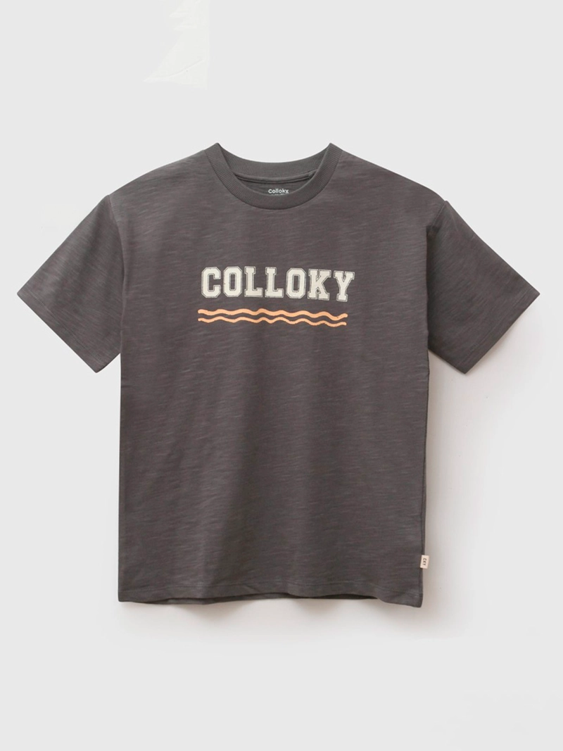 POLERA NIÑO COLLOKY MANGA CORTA ALGODÓN - 1