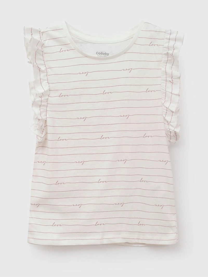 POLERA NIÑA COLLOKY SIN MANGAS ALGODÓN