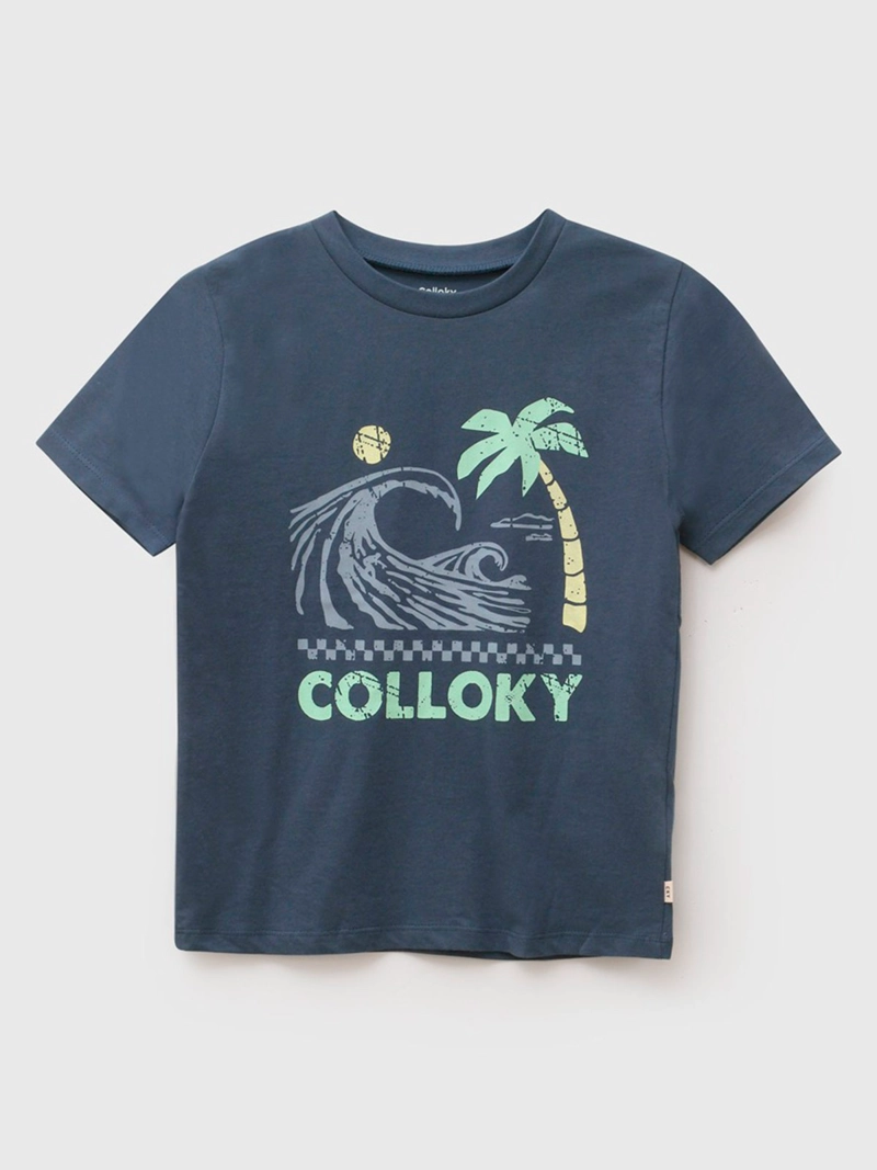POLERA NIÑO COLLOKY MANGA CORTA ALGODÓN