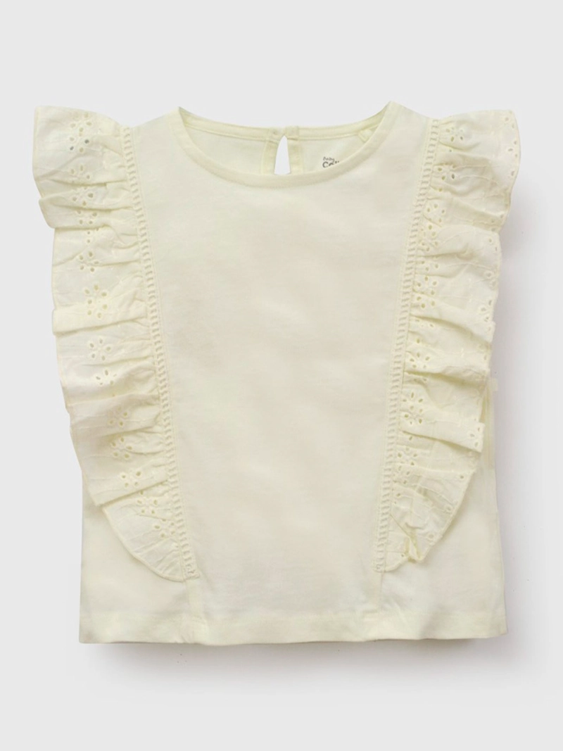 POLERA NIÑA COLLOKY SIN MANGAS ALGODÓN VUELOS