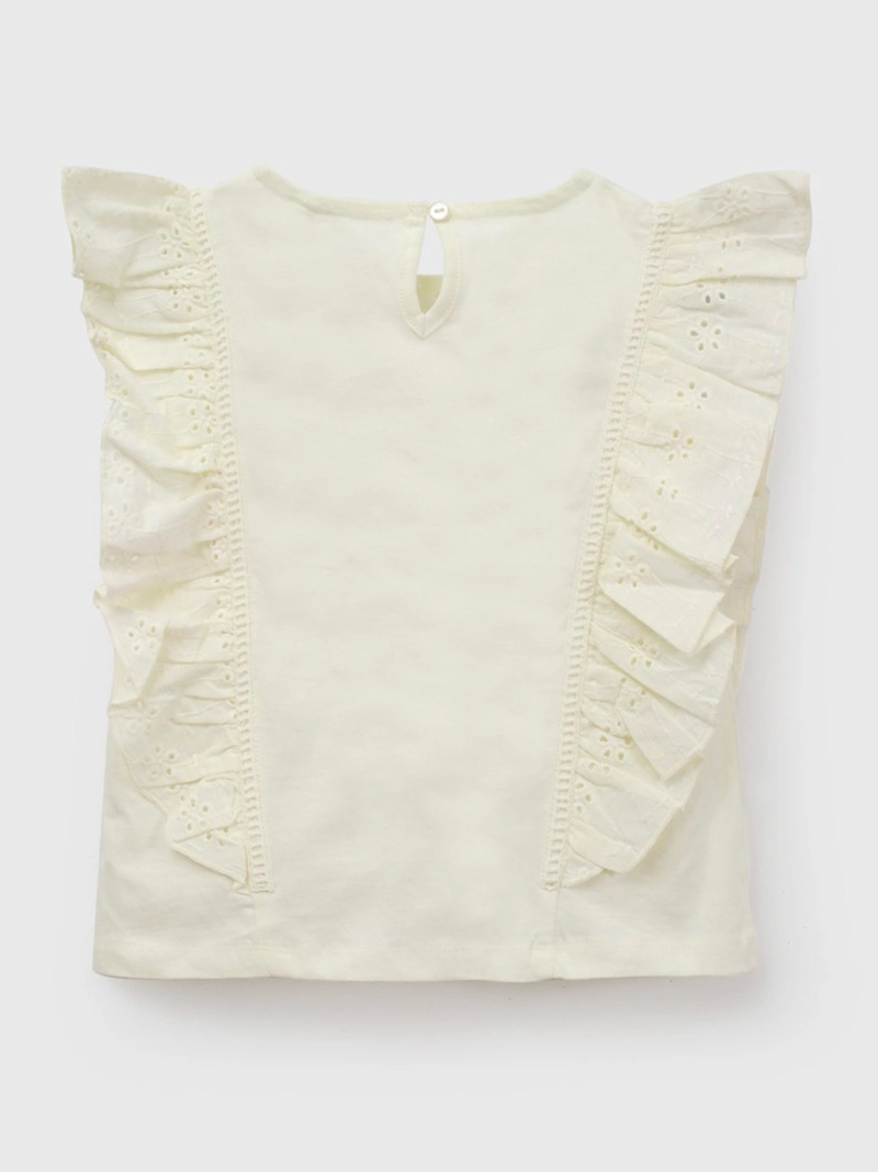POLERA NIÑA COLLOKY SIN MANGAS ALGODÓN VUELOS - 2