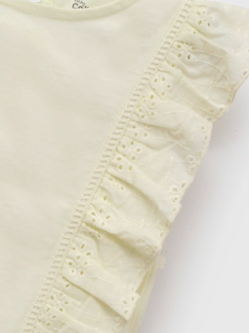 POLERA NIÑA COLLOKY SIN MANGAS ALGODÓN VUELOS - 3