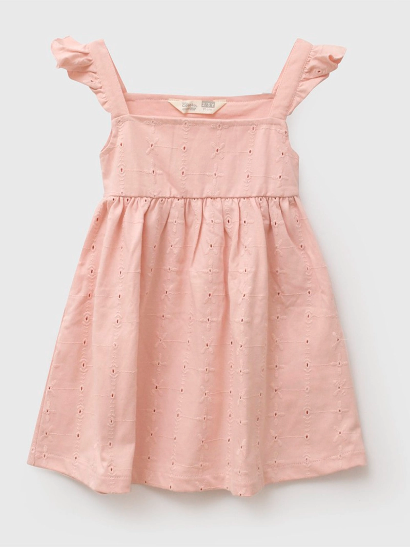 VESTIDO NIÑA COLLOKY BRODERIE ALGODÓN - 1