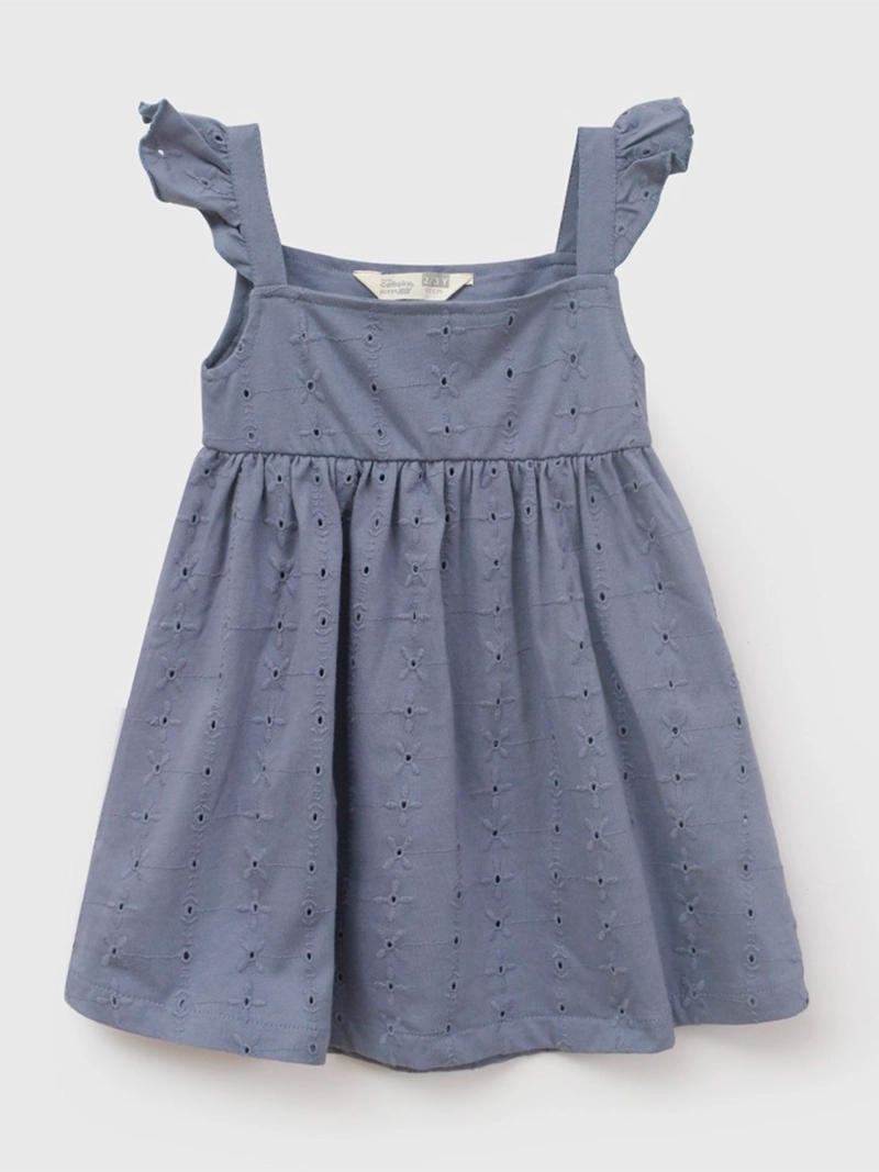 VESTIDO NIÑA COLLOKY BRODERIE ALGODÓN