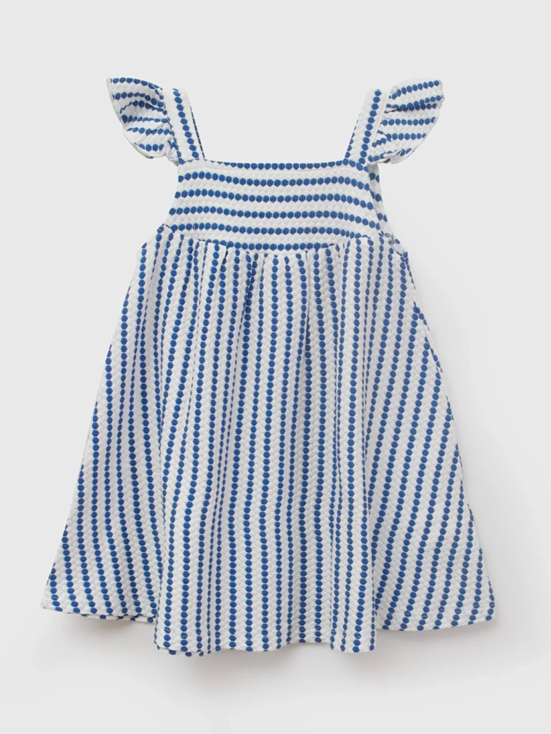 VESTIDO NIÑA COLLOKY ALGODÓN RAYADO - 2