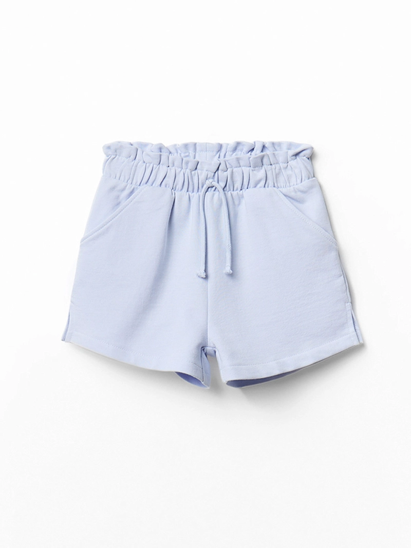SHORT NIÑA SFERA ESTAMPADO FLORES CORDÓN AJUSTABLE EN LA CINTURA