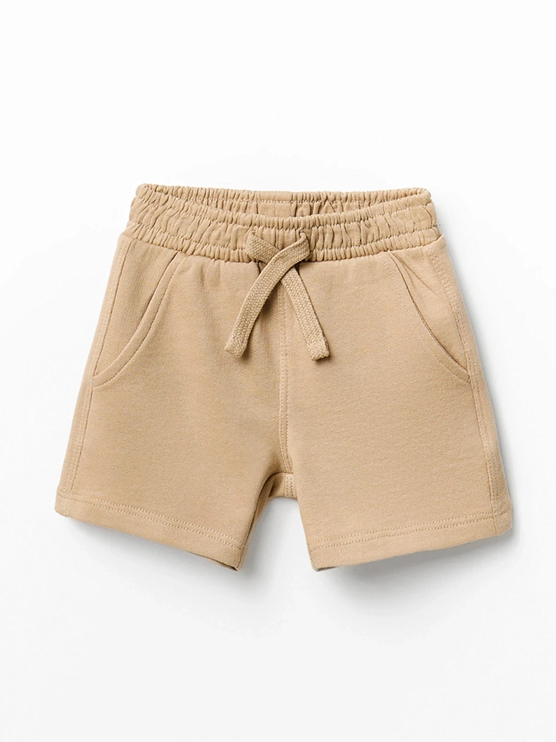 CONJUNTO BEBÉ NIÑO SFERA ALGODÓN POLERA A RAYAS LANGOSTA Y PANTALÓN CORTO CORDÓN AJUSTABLE - 3