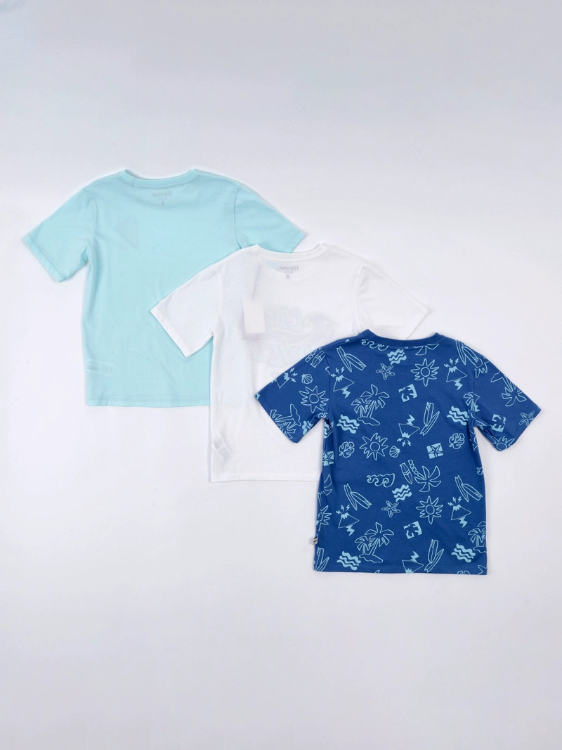 PACK X3 POLERAS NIÑO HARVEST MANGA CORTA - 2