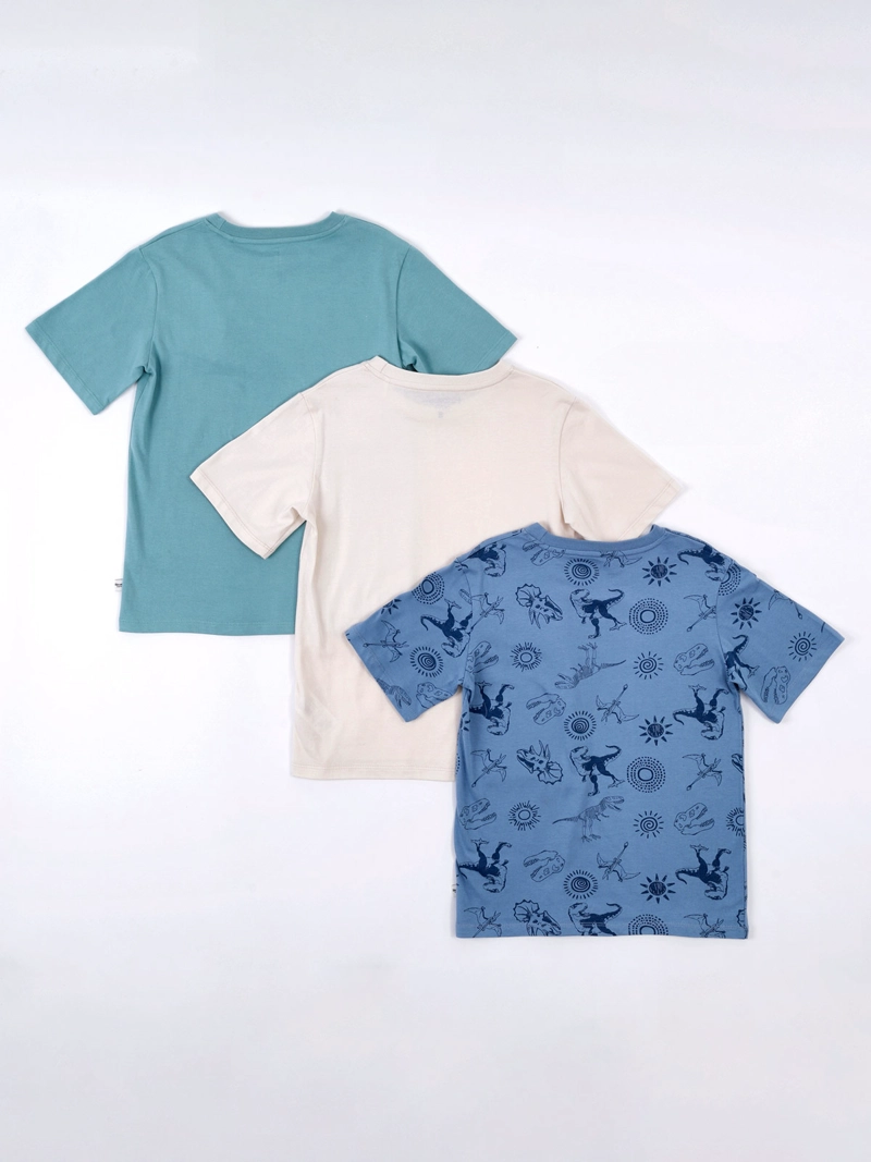 PACK X3 POLERAS NIÑO HARVEST MANGA CORTA - 2