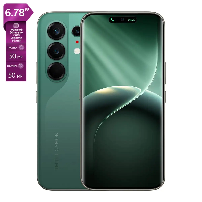 SMARTPHONE TECNO CAMON 50 ULTRA 256GB 8GB RAM 50MP 6.7”