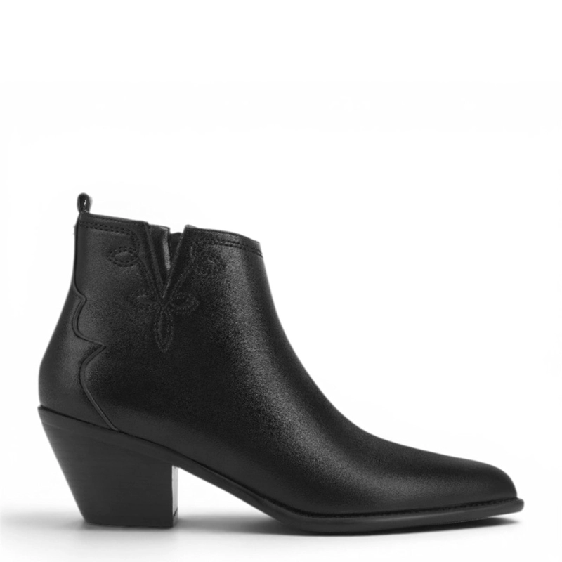 BOTINES MUJER VIA UNO NEGRO