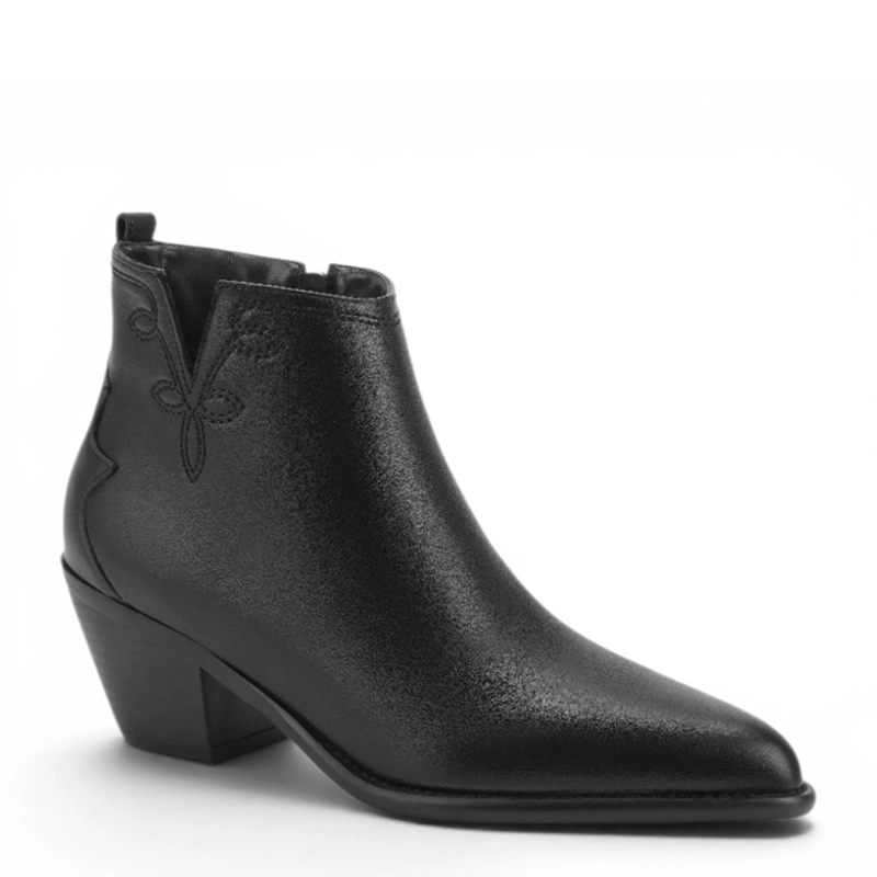 BOTINES MUJER VIA UNO NEGRO - 2